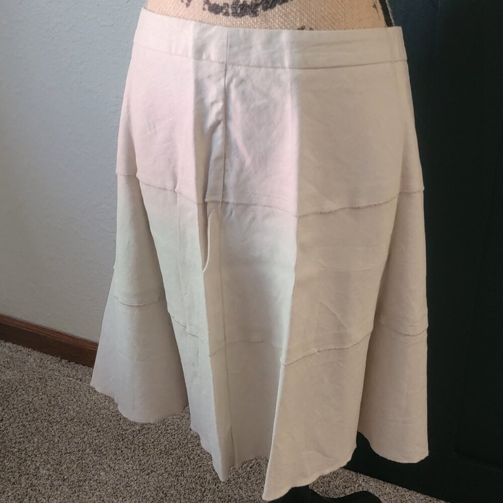 New with tags tan skirt, size 14.